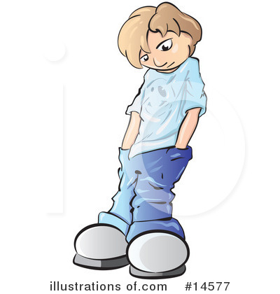 Teenager Clipart #14577 by Leo Blanchette
