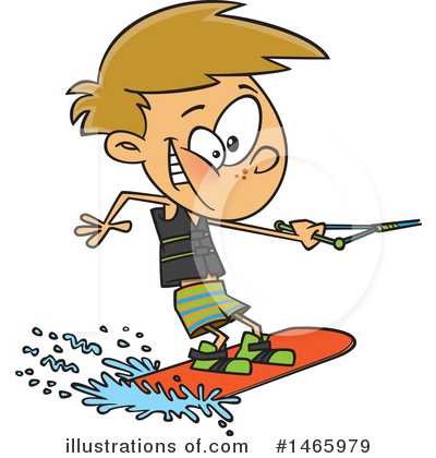 Wakeboarding Clipart #1465979 by toonaday