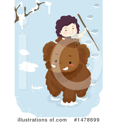 Woolly Mammoth Clipart #1478699 by BNP Design Studio