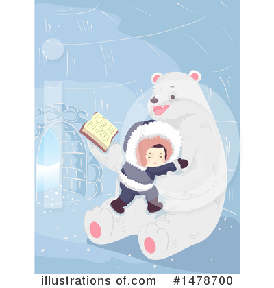 Polar Bear Clipart #1478700 by BNP Design Studio