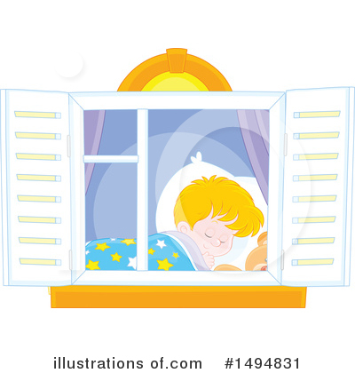 Bed Time Clipart #1494831 by Alex Bannykh