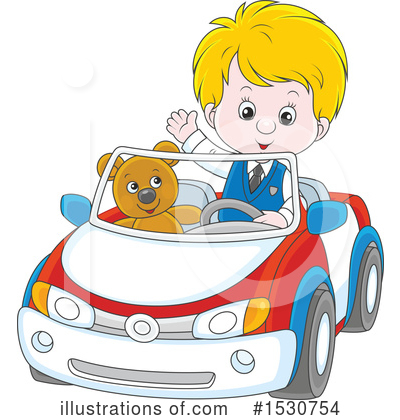 Driving Clipart #1530754 by Alex Bannykh