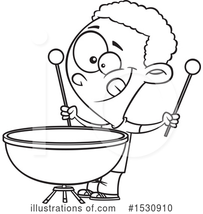 Drummer Clipart #1530910 by toonaday