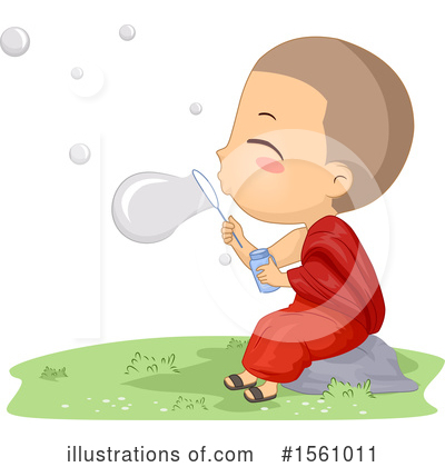 Blowing Bubbles Clipart #1561011 by BNP Design Studio