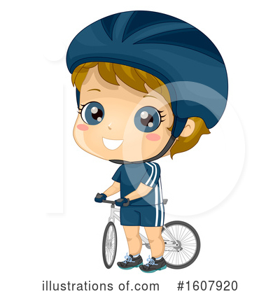 Cyclist Clipart #1607920 by BNP Design Studio