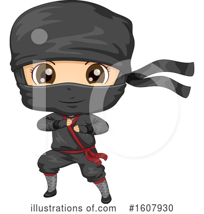 Ninja Clipart #1607930 by BNP Design Studio
