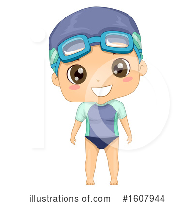 Swimmers Clipart #1607944 by BNP Design Studio