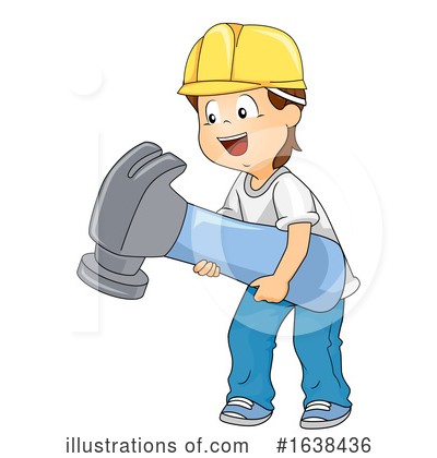 Construction Worker Clipart #1638436 by BNP Design Studio