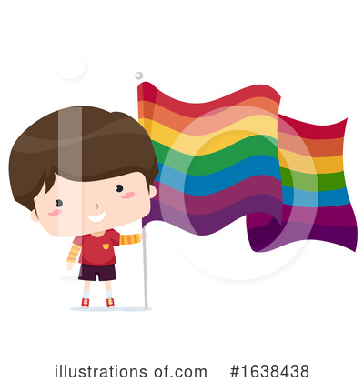 Rainbow Flag Clipart #1638438 by BNP Design Studio