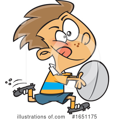 Rugby Clipart #1651175 by toonaday