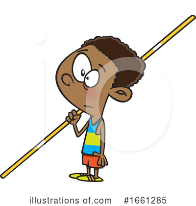 Pole Vault Clipart #1661285 by toonaday