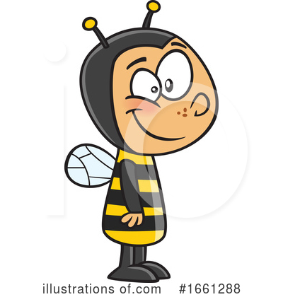 Bee Clipart #1661288 by toonaday