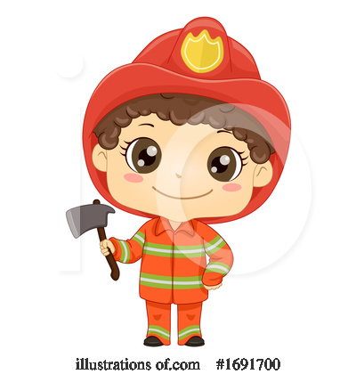 Firefighter Clipart #1691700 by BNP Design Studio