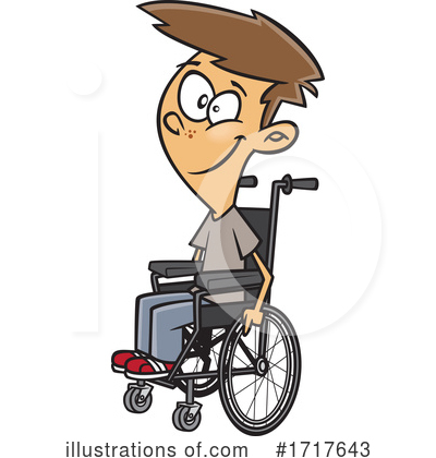 Wheelchair Clipart #1717643 by toonaday