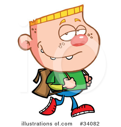 Royalty-Free (RF) Boy Clipart Illustration by Hit Toon - Stock Sample #34082