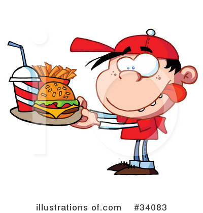Cheeseburger Clipart #34083 by Hit Toon