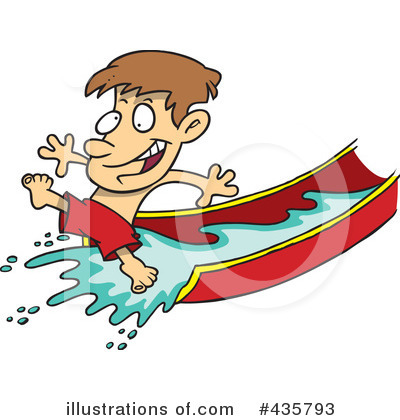 Water Slide Clipart #435793 by toonaday