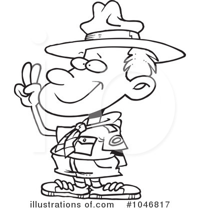 Boy Scouts Clipart #1046817 by toonaday