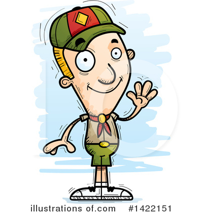 Royalty-Free (RF) Boy Scout Clipart Illustration by Cory Thoman - Stock Sample #1422151