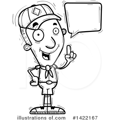 Royalty-Free (RF) Boy Scout Clipart Illustration by Cory Thoman - Stock Sample #1422167