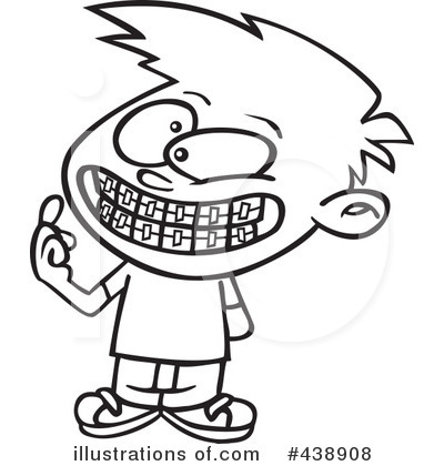 Royalty-Free (RF) Braces Clipart Illustration by toonaday - Stock Sample #438908