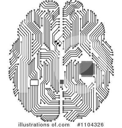 Royalty-Free (RF) Brain Clipart Illustration by Vector Tradition SM - Stock Sample #1104326