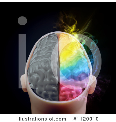 Royalty-Free (RF) Brain Clipart Illustration by Mopic - Stock Sample #1120010