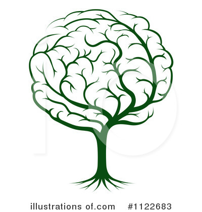 Brain Tree Clipart #1122683 by AtStockIllustration