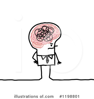 Royalty-Free (RF) Brain Clipart Illustration by NL shop - Stock Sample #1198801
