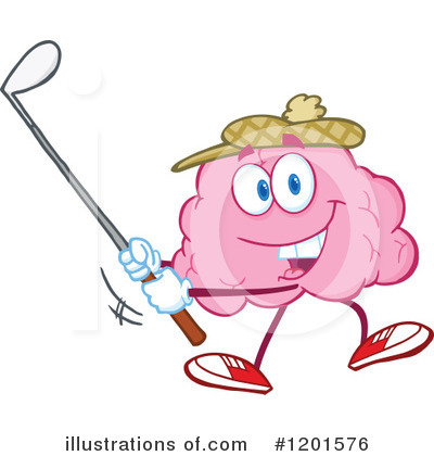 Royalty-Free (RF) Brain Clipart Illustration by Hit Toon - Stock Sample #1201576