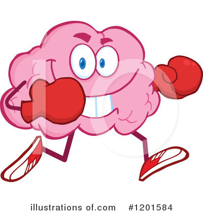 Royalty-Free (RF) Brain Clipart Illustration by Hit Toon - Stock Sample #1201584