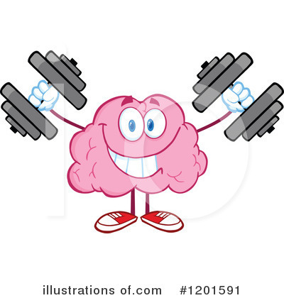 Royalty-Free (RF) Brain Clipart Illustration by Hit Toon - Stock Sample #1201591