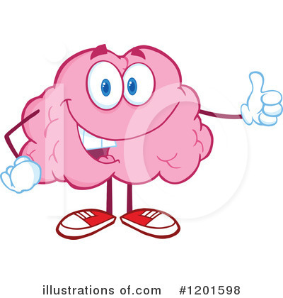 Royalty-Free (RF) Brain Clipart Illustration by Hit Toon - Stock Sample #1201598