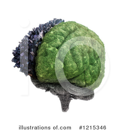 Royalty-Free (RF) Brain Clipart Illustration by Mopic - Stock Sample #1215346