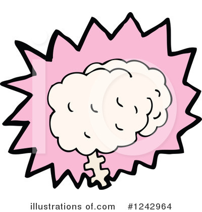 Royalty-Free (RF) Brain Clipart Illustration by lineartestpilot - Stock Sample #1242964