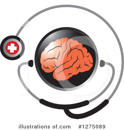 Royalty-Free (RF) Brain Clipart Illustration by Lal Perera - Stock Sample #1275089