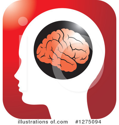 Royalty-Free (RF) Brain Clipart Illustration by Lal Perera - Stock Sample #1275094