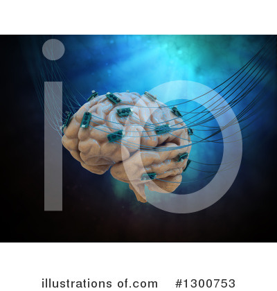 Royalty-Free (RF) Brain Clipart Illustration by Mopic - Stock Sample #1300753