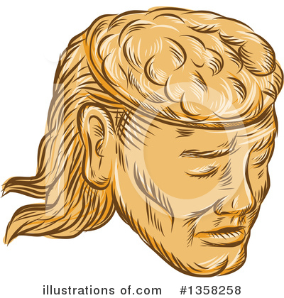 Royalty-Free (RF) Brain Clipart Illustration by patrimonio - Stock Sample #1358258