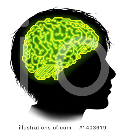 Royalty-Free (RF) Brain Clipart Illustration by AtStockIllustration - Stock Sample #1403619