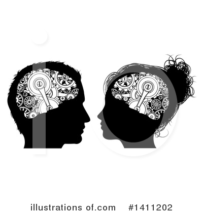 Royalty-Free (RF) Brain Clipart Illustration by AtStockIllustration - Stock Sample #1411202