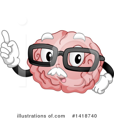 Royalty-Free (RF) Brain Clipart Illustration by BNP Design Studio - Stock Sample #1418740