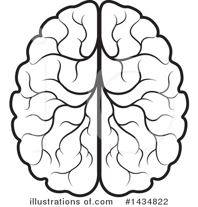 Royalty-Free (RF) Brain Clipart Illustration by Lal Perera - Stock Sample #1434822