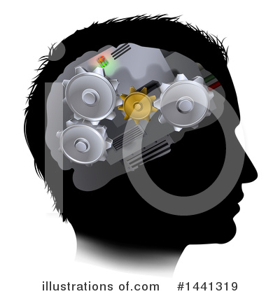 Royalty-Free (RF) Brain Clipart Illustration by AtStockIllustration - Stock Sample #1441319