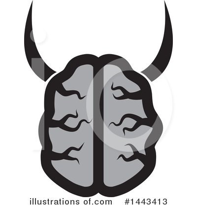 Royalty-Free (RF) Brain Clipart Illustration by ColorMagic - Stock Sample #1443413
