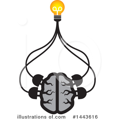 Royalty-Free (RF) Brain Clipart Illustration by ColorMagic - Stock Sample #1443616
