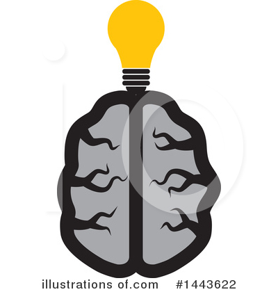 Royalty-Free (RF) Brain Clipart Illustration by ColorMagic - Stock Sample #1443622