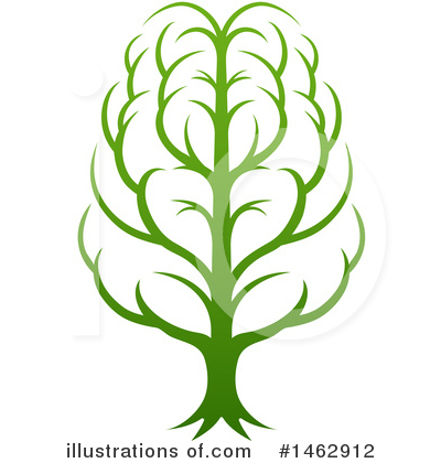 Brain Tree Clipart #1462912 by AtStockIllustration
