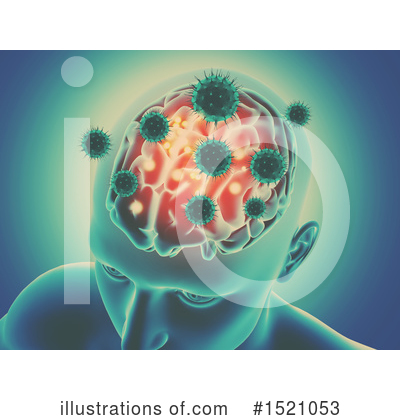 Royalty-Free (RF) Brain Clipart Illustration by KJ Pargeter - Stock Sample #1521053