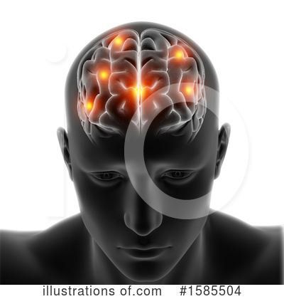 Royalty-Free (RF) Brain Clipart Illustration by KJ Pargeter - Stock Sample #1585504